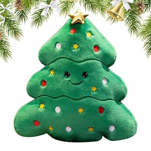 wqibq Frohe Weihnachten Lebkuchenmann, Weihnachtsbaum Schneemann, Lebkuchenhaus Kissen Plüschpuppe, Dekoration, Weihnachtsplüschpuppe für Baum, Feiertag von wqibq