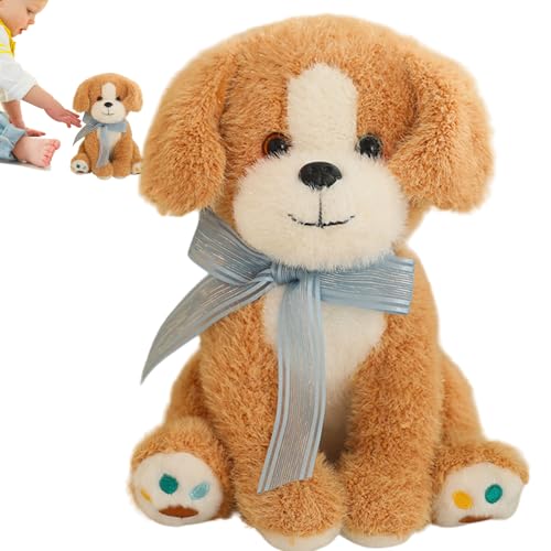 wqibq Hundeplüschpuppe, ausgestopftes Hundespielzeug,Huggable Stuffed Animal Toys | Bequeme Bunte Kinder entzückender Begleiter für Ostern, Thanksgiving, Kindertag von wqibq