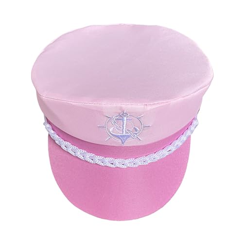 wqibq Kapitän des Kapitäns - Verstellbarer Seemann und Kindermarinekappe - Accessoire für nautische Kostüme, Themenpartys oder Karneval - Militärstil mit Visor wqibq Kapitän des Kapitäns - Verstellbarer Seemann und Kindermarinekappe - Accessoire für nautische Kostüme, Themenpartys oder Karneval - Militärstil mit Visor von wqibq