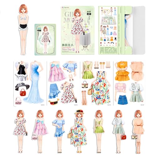 wqibq Magnetpapierpuppen - Magnetics Princess Papers Puppenausschnitte tun Spiele Outfit | Magnetkleidung Rätsel kreative Modekleid zum Geburtstag Kindertag wqibq Magnetpapierpuppen - Magnetics Princess Papers Puppenausschnitte tun Spiele Outfit | Magnetkleidung Rätsel kreative Modekleid zum Geburtstag Kindertag von wqibq