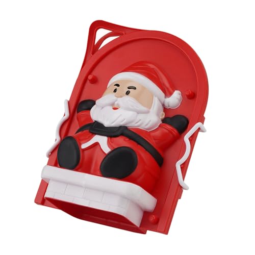 wqibq Schneespielzeug für Kinder, Winter-Outdoor-Spielzeug - Lustige Weihnachts-Winter-Schneeformen,Strandspielzeug für Kinder, Sandformen, wiederverwendbares Schneespielzeug für draußen mit Griff für von wqibq