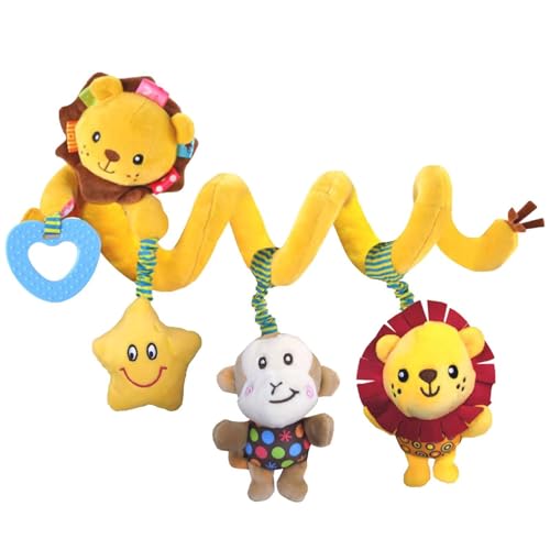 wqibq Spiralauto Sitzspielzeug, Baby -Autositz Spielzeug - Aktivität Play Doll Plüsch Löwenwagen -Spielzeug,Weiches Kinderbett -Accessoires Spirales sensorisches Spiel für Kinder wqibq Spiralauto Sitzspielzeug, Baby -Autositz Spielzeug - Aktivität Play Doll Plüsch Löwenwagen -Spielzeug,Weiches Kinderbett -Accessoires Spirales sensorisches Spiel für Kinder von wqibq