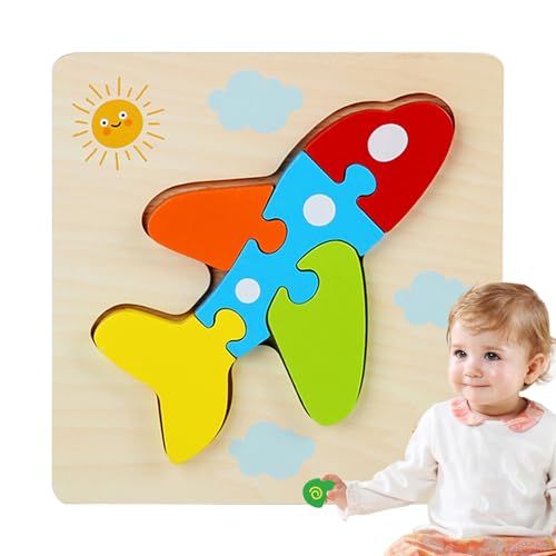 wqibq Tierpuzzle aus Holz für Kinder,Tierpuzzle aus Holz für Kleinkinder | Lernpuzzle für Kleinkinder - Kreative Tierspielzeugpuzzles für Kinder von 4 bis 6 Jahren, frühpädagogisches von wqibq