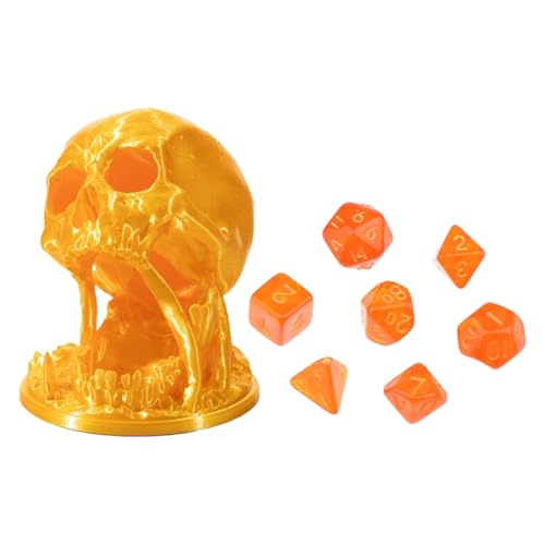wqibq Tour à Dés Squelette – Accessoire de Jeu Effrayant Pour Jeux dee Rôle ou dei Société – Design Crâne Macabre pours Halloween, Donjons et Dragons, Plateau Geek wqibq Tour à Dés Squelette – Accessoire de Jeu Effrayant Pour Jeux dee Rôle ou dei Société – Design Crâne Macabre pours Halloween, Donjons et Dragons, Plateau Geek von wqibq
