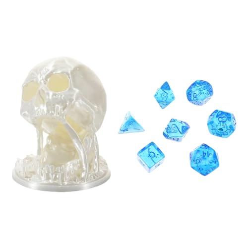 wqibq Tour à Dés Squelette – Accessoire de Jeu Effrayant Pour Jeux dee Rôle ou dei Société – Design Crâne Macabre pours Halloween, Donjons et Dragons, Plateau Geek wqibq Tour à Dés Squelette – Accessoire de Jeu Effrayant Pour Jeux dee Rôle ou dei Société – Design Crâne Macabre pours Halloween, Donjons et Dragons, Plateau Geek von wqibq