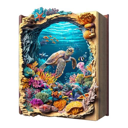 Holzpuzzle Erwachsene, Schildkröten in Sea World Holzpuzzle, Unregelmäßige Einzigartige Form Puzzleteile, Geschenkverpackung, Geburtstagsgeschenk für Erwachsene und Kinder(L-34 * 26.8cm-275 Stück) Holzpuzzle Erwachsene, Schildkröten in Sea World Holzpuzzle, Unregelmäßige Einzigartige Form Puzzleteile, Geschenkverpackung, Geburtstagsgeschenk für Erwachsene und Kinder(L-34 * 26.8cm-275 Stück) von wudhank
