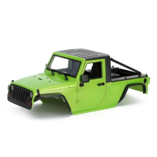 wueiooskj 1 Stück Kunststoff Autoschale für Scx10 1/10 Crawler, schützendes RC Auto Zubehör, Ersatzteile, RC Upgrade Teil, Grün von wueiooskj