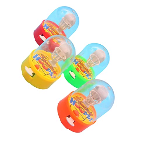 wueiooskj 5X Finger Basketball Minispielzeug, exquisites, platzsparendes, mehrfarbiges, attraktives Interaktionsspielzeug, Bildungsbedarf von wueiooskj