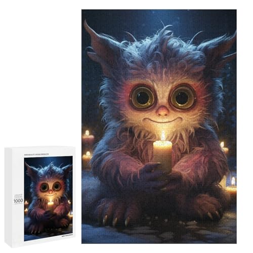 Schneemonster Puzzle mit 1000 Teilen für Erwachsene Puzzles für Teenager Geschenke Entspannungsspiele Denksportaufgabe 75 x 50 cm von wuxiyueyue