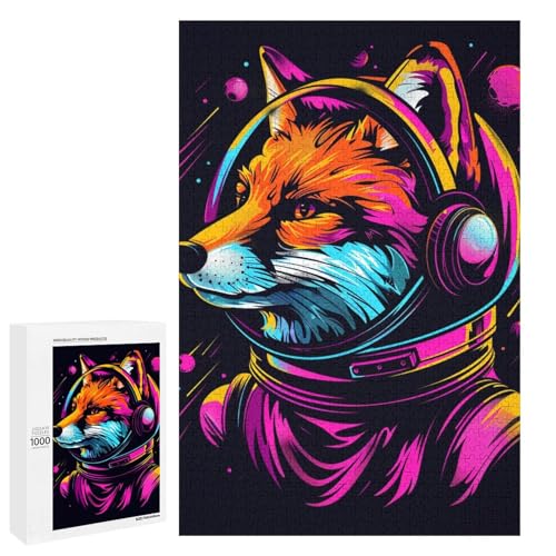 Weltraum Astronauten Fuchs Puzzle 1000 Teile für Erwachsene lustige Familienpuzzles für Erwachsene Teenager Kinder unmögliche Spiele Geschenkspielzeug Heimdekoration 75 x 50 cm Weltraum Astronauten Fuchs Puzzle 1000 Teile für Erwachsene lustige Familienpuzzles für Erwachsene Teenager Kinder unmögliche Spiele Geschenkspielzeug Heimdekoration 75 x 50 cm von wuxiyueyue