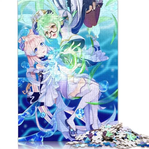 1000-teiliges Puzzle „Genshin Impact Sucrose“ für Erwachsene Papierpuzzle anspruchsvolles Spiel 1000 Teile (38 x 26 cm) von wuzihanptpt