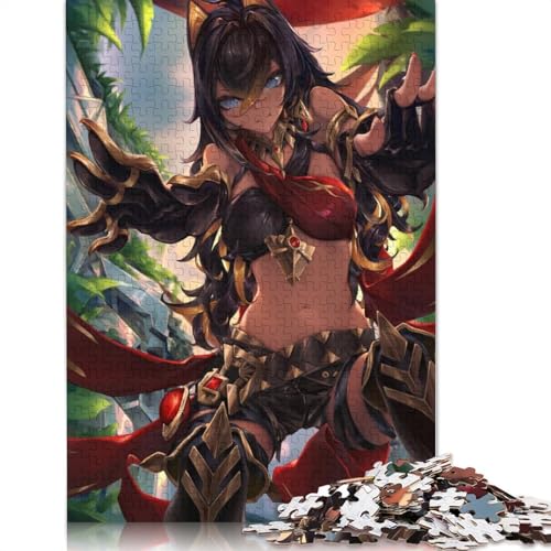 1000-teiliges Puzzle Lernspiele Genshin Impact Dehya Puzzle Holzpuzzle Familienunterhaltungsspielzeug 1000 Teile (75 x 50 cm) von wuzihanptpt