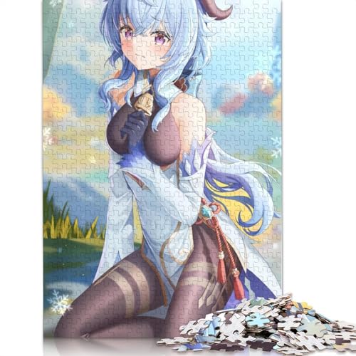 1000-teiliges Puzzle Lernspiele Genshin Impact-Puzzle Papierpuzzle Familienunterhaltungsspielzeug 1000 Teile (38 x 26 cm) von wuzihanptpt
