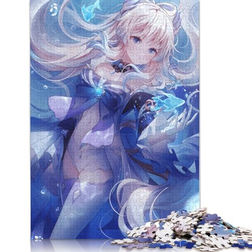 1000-teiliges Puzzle Lernspiele Genshin Impact-Puzzle Papierpuzzle Familienunterhaltungsspielzeug 1000 Teile (38 x 26 cm) von wuzihanptpt