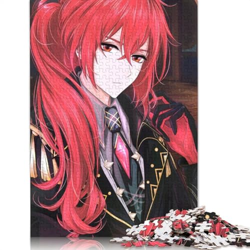 1000-teiliges Puzzle Lernspiele Genshin Impact-Puzzle Papierpuzzle Familienunterhaltungsspielzeug 1000 Teile (38 x 26 cm) von wuzihanptpt