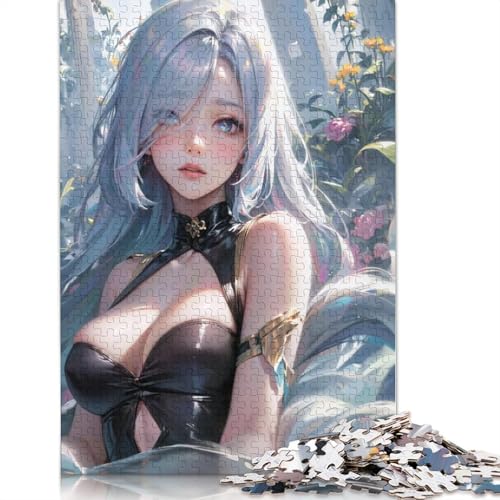 1000-teiliges Puzzle Lernspiele Genshin Impact Shenhe Puzzle Papierpuzzle Familienunterhaltungsspielzeug 1000 Teile (38 x 26 cm) von wuzihanptpt