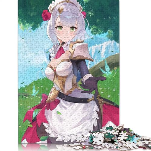 Puzzle Genshin Impact 1000 Teile Holzpuzzle für Erwachsene und Kinder ab Jahren tolles Geschenk für Erwachsene 1000 Teile (75 x 50 cm) von wuzihanptpt