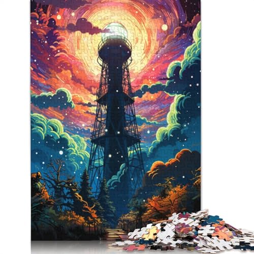 Puzzle für Erwachsene „Die farbenfrohe Psychedelie des Observatoriums“ 1000 Teile Puzzle für Erwachsene und Kinder Papierpuzzle für Erwachsene und Kinder Lernspiel Herausforderungsspielzeug von wuzihanptpt