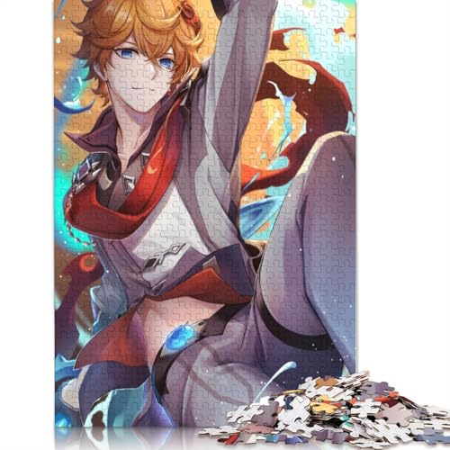 Puzzle für Erwachsene 1000 Teile Genshin Impact Puzzle für Kinder Papierpuzzle Lernspiel 1000 Teile (38 x 26 cm) von wuzihanptpt