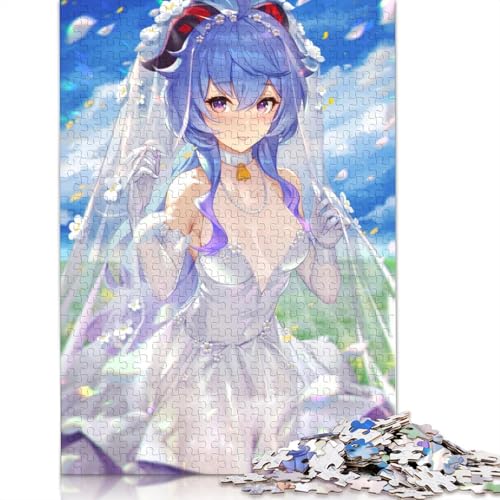 Puzzle für Erwachsene 1000 Teile Genshin Impact Puzzle für Kinder Papierpuzzle Lernspiel 1000 Teile (38 x 26 cm) von wuzihanptpt