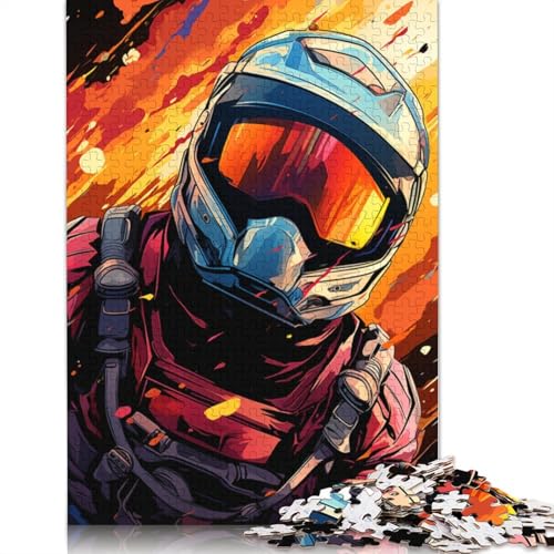 Puzzle für Erwachsene 1000 Teile Maskierter Ritter Puzzle für Kinder Papierpuzzle Lernspiel 1000 Teile (38 x 26 cm) von wuzihanptpt