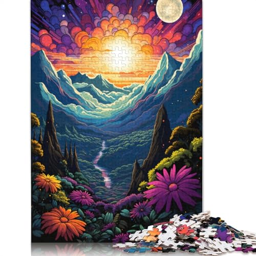 Puzzle für Erwachsene 1000 Teile Schöne Fantasielandschaft Puzzle für Erwachsene Holzpuzzle Lernspiel 1000 Teile (75 x 50 cm) von wuzihanptpt
