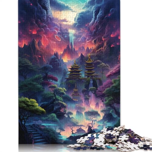 Puzzle für Erwachsene 1000 Teile Schöne Landschaft Puzzle für Erwachsene Papierpuzzle Lernspiel 1000 Teile (38x26cm) von wuzihanptpt