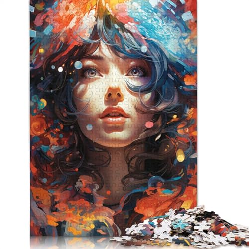 Puzzle für Erwachsene 1000 Teile farbenfrohes Fantasiegöttinnen-Puzzle für Erwachsene Papierpuzzle Lernspiel 1000 Teile (38 x 26 cm) von wuzihanptpt