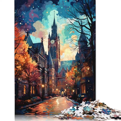 Puzzle für Erwachsene College_Dublin 1000 Teile Puzzle für Erwachsene und Kinder Papierpuzzle Entspannungspuzzle Spiele 1000 Teile (38 x 26 cm) von wuzihanptpt