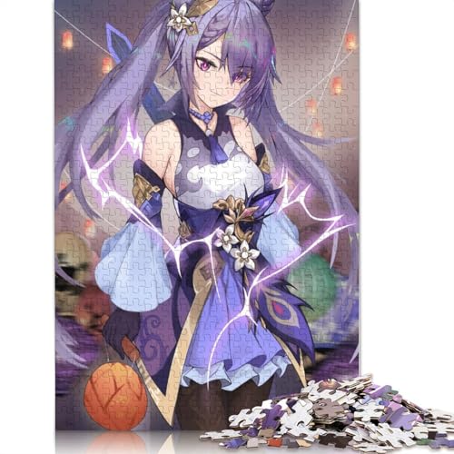 Puzzle für Erwachsene Genshin Impact 1000 Teile Puzzle für Erwachsene Geschenke Holzpuzzle für Kinder ab Jahren Lernspiel Herausforderungsspielzeug 1000 Teile (75 x 50 cm) von wuzihanptpt