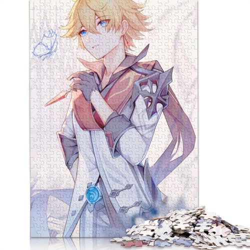 Puzzle für Erwachsene Genshin Impact 1000 Teile Puzzle für Erwachsene und Kinder Holzpuzzle Entspannungspuzzle Spiele 1000 Teile (75 x 50 cm) von wuzihanptpt