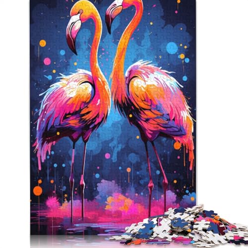 Puzzle für Erwachsene Malen farbenfrohe Flamingo-Kunst 1000 Teile Puzzle aus Papier Puzzle für Erwachsene und Kinder ab einem Alter von 10 Jahren anspruchsvolle Puzzles für Erwachsene Puzzle für Erwachsene Malen farbenfrohe Flamingo-Kunst 1000 Teile Puzzle aus Papier Puzzle für Erwachsene und Kinder ab einem Alter von 10 Jahren anspruchsvolle Puzzles für Erwachsene von wuzihanptpt