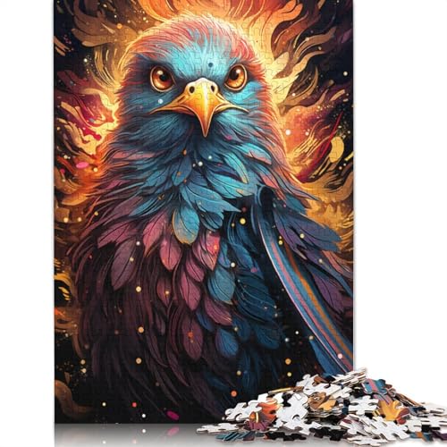 Puzzle für Erwachsene Malkunst Spatz 1000 Teile Puzzle Holzpuzzle für Kinder ab Jahren Lernspiel 1000 Teile (75 x 50 cm) von wuzihanptpt