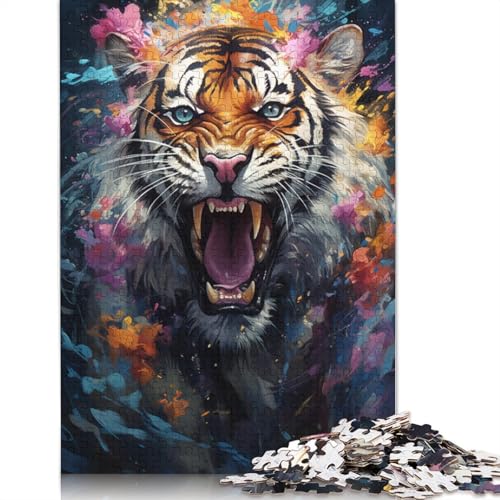 Puzzle für Erwachsene Sternenhimmel-Malerei Tiger 1000-teilig Puzzle für Erwachsene Holzpuzzle für Erwachsene und Kinder schwierige und schwere Puzzles für Frauen und Männer 1000 Teile (75 x 50 cm) Puzzle für Erwachsene Sternenhimmel-Malerei Tiger 1000-teilig Puzzle für Erwachsene Holzpuzzle für Erwachsene und Kinder schwierige und schwere Puzzles für Frauen und Männer 1000 Teile (75 x 50 cm) von wuzihanptpt