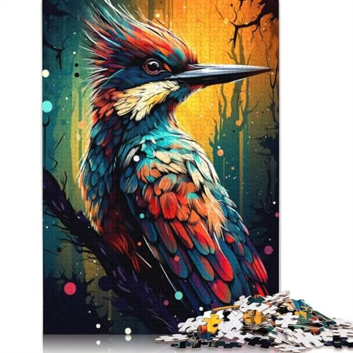 Puzzle für Erwachsene bunter Specht 1000 Teile Puzzle aus Holz für Erwachsene und Kinder ab Jahren Herausforderungsspielzeug 1000 Teile (75 x 50 cm) von wuzihanptpt