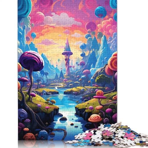 Puzzle für Erwachsene farbenfrohes psychedelisches Süßigkeitenschloss 1000 Teile Puzzle für Erwachsene Geschenke Holzpuzzle für Kinder ab Jahren Lernspiel Herausforderungsspielzeug Puzzle für Erwachsene farbenfrohes psychedelisches Süßigkeitenschloss 1000 Teile Puzzle für Erwachsene Geschenke Holzpuzzle für Kinder ab Jahren Lernspiel Herausforderungsspielzeug von wuzihanptpt