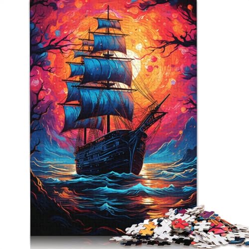 Puzzle für Erwachsene mit 1000 Teilen Geschenk für Erwachsene farbenfrohes Gemälde eines Piratenschiff-Puzzles für Erwachsene Holzpuzzle Spaß für die ganze Familie Puzzle 1000 Teile (75 x 50 cm) Puzzle für Erwachsene mit 1000 Teilen Geschenk für Erwachsene farbenfrohes Gemälde eines Piratenschiff-Puzzles für Erwachsene Holzpuzzle Spaß für die ganze Familie Puzzle 1000 Teile (75 x 50 cm) von wuzihanptpt