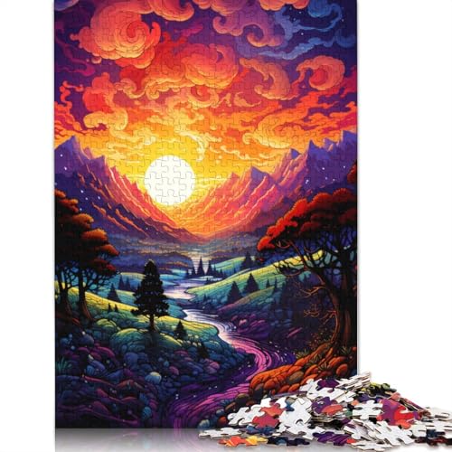 Puzzle für Erwachsene mit 1000 Teilen farbenfrohes und fantastisches Sonnenuntergangsspektakel Puzzle für Erwachsene Holzpuzzle Puzzle für Erwachsene Lernspiel Herausforderungsspielzeug Puzzle für Erwachsene mit 1000 Teilen farbenfrohes und fantastisches Sonnenuntergangsspektakel Puzzle für Erwachsene Holzpuzzle Puzzle für Erwachsene Lernspiel Herausforderungsspielzeug von wuzihanptpt