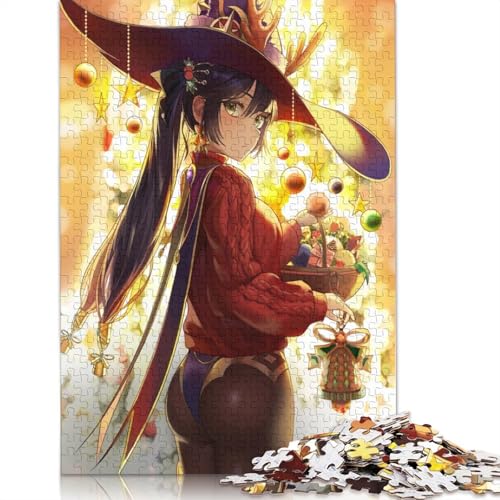 Puzzle für Genshin Impact 1000 Teile Holzpuzzle für Erwachsene und Kinder ab Jahren Lernspiel Herausforderungsspielzeug 1000 Teile (75 x 50 cm) von wuzihanptpt