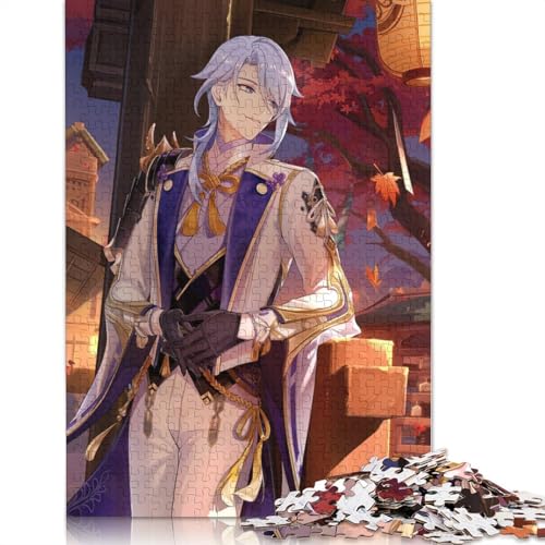 Puzzle für Genshin Impact 1000 Teile Holzpuzzle für Erwachsene und Kinder ab Jahren Lernspiel Herausforderungsspielzeug 1000 Teile (75 x 50 cm) von wuzihanptpt