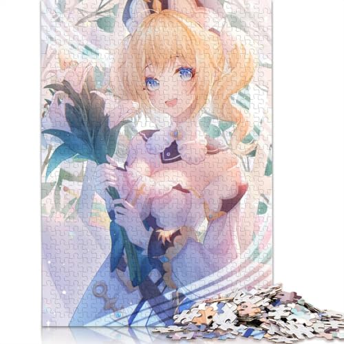 Puzzle für Genshin Impact Barbara Gunnhildr 1000-teiliges Puzzle Holzpuzzle für Erwachsene und Kinder ab Jahren Lernspiel Herausforderungsspielzeug 1000 Teile (75 x 50 cm) von wuzihanptpt