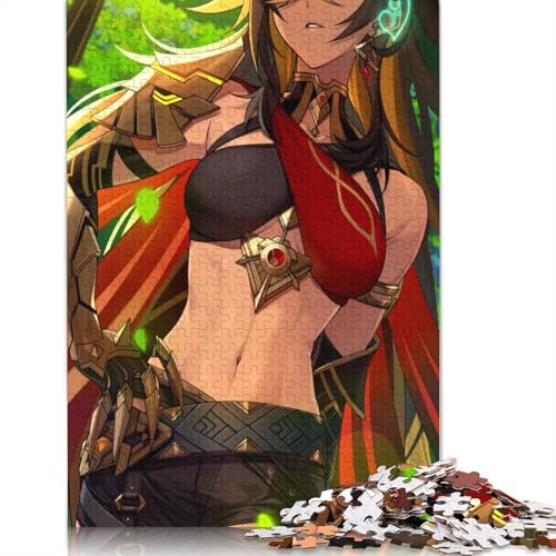 Puzzle für Genshin Impact Dehya 1000 Teile Papierpuzzle für Erwachsene und Kinder ab Jahren Lernspiel Herausforderungsspielzeug 1000 Teile (38 x 26 cm) von wuzihanptpt