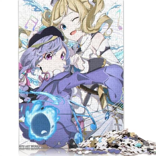 Puzzle für Genshin Impact Qiqi 1000-teiliges Puzzle Holzpuzzle für Erwachsene und Kinder ab Jahren Lernspiel Herausforderungsspielzeug 1000 Teile (75 x 50 cm) von wuzihanptpt