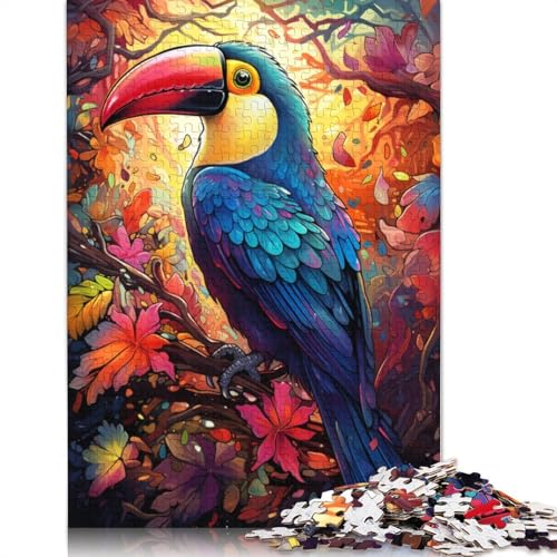 Puzzle für farbenfroher Psychedelischer Tukan 1000-teiliges Puzzle für und Kinder Holzpuzzle für und Kinder ab einem Alter von 1000 Jahren tolles Geschenk für Puzzle für farbenfroher Psychedelischer Tukan 1000-teiliges Puzzle für und Kinder Holzpuzzle für und Kinder ab einem Alter von 1000 Jahren tolles Geschenk für von wuzihanptpt