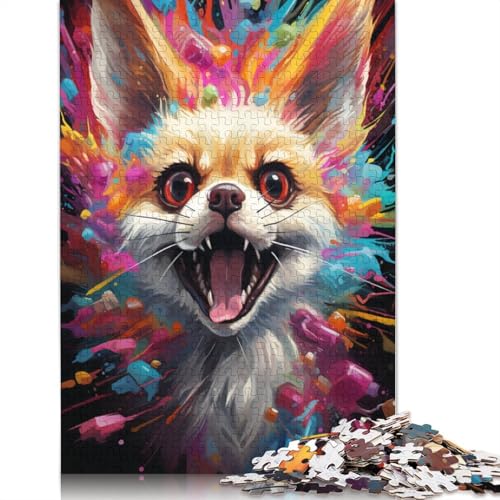 Puzzle für farbenfrohes psychedelisches Fuchsgemälde 1000-teiliges Puzzle für und Kinder Holzpuzzle für und Kinder ab einem Alter von 1000 Jahren tolles Geschenk für Puzzle für farbenfrohes psychedelisches Fuchsgemälde 1000-teiliges Puzzle für und Kinder Holzpuzzle für und Kinder ab einem Alter von 1000 Jahren tolles Geschenk für von wuzihanptpt