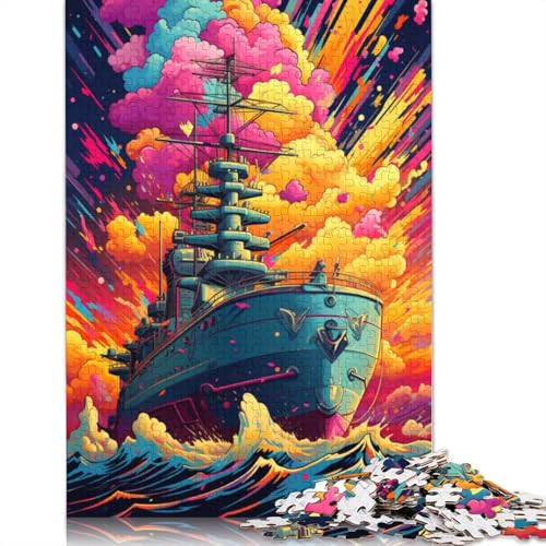Puzzle für farbenfrohes psychedelisches Retro-Schlachtschiff 1000 Teile Puzzle für und Kinder Holzpuzzle für und Kinder ab einem Alter von 1000 Jahren tolles Geschenk für Puzzle für farbenfrohes psychedelisches Retro-Schlachtschiff 1000 Teile Puzzle für und Kinder Holzpuzzle für und Kinder ab einem Alter von 1000 Jahren tolles Geschenk für von wuzihanptpt