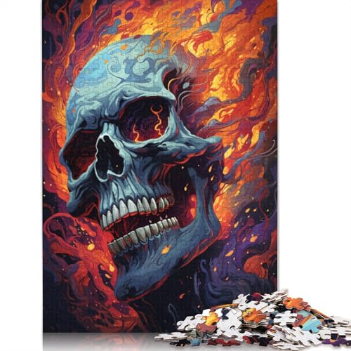 Puzzle für psychedelische seltsame Skelette 1000 Teile Puzzle aus Papier Puzzles für Erwachsene und Kinder ab Jahren Lernspiel Herausforderungsspielzeug 1000 Teile (38 x 26 cm) von wuzihanptpt