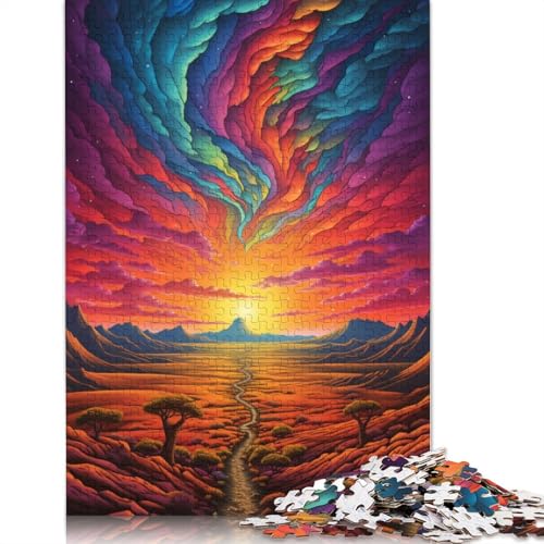 Puzzle mit 1000 Teilen „Es ist der Rand der Namib-Wüste“ Puzzle aus Holz Lernspielzeug 1000 Teile (75 x 50 cm) von wuzihanptpt