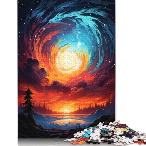 Puzzle mit 1000 Teilen Fantasie-Landschaftspuzzle für Erwachsene Papierpuzzle Lernspiele für Erwachsene und Kinder 1000 Teile (38 x 26 cm) von wuzihanptpt