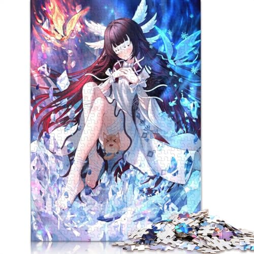 Puzzle mit 1000 Teilen Genshin Impact Columbina Puzzle für Erwachsene Holzpuzzle anspruchsvolles Spiel 1000 Teile (75 x 50 cm) von wuzihanptpt